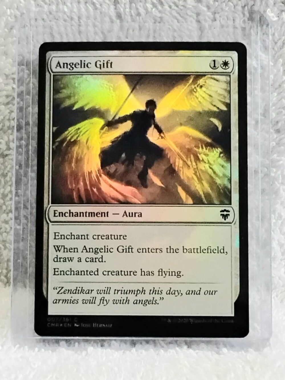 5/$20 Mint 2020 MTG Angelic Gift C Foil Card 007/361 Deckmaster!!